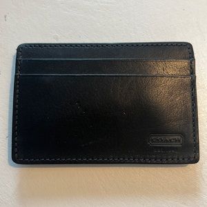 Coach card holder and keychain